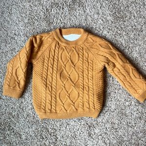 Cozy knit sweater with lux sherpa lining